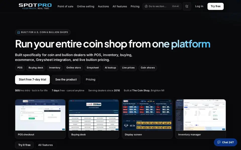 SpotPro website